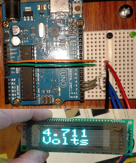 Arduino Voltmeter And A Noritake Vfd Linksprite Learning Center