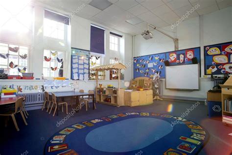 School Classroom Interior — Stock Photo © DGLimages #115191400