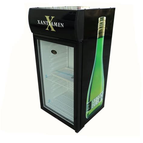 Fan Cooling Upright Glass Door Beverage Supermarket Showcase Sc B