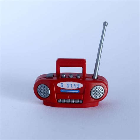 Playmobil Radio Portatil Roja