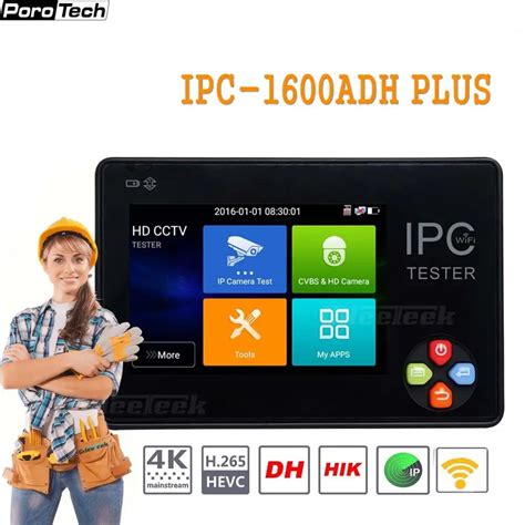 Ipc Adh Plus Ip Cctv Camera Tester All In One Touch Screen K H