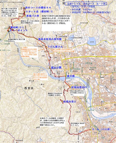 京都1周トレイル 西山コースを歩く 2014 5 22 春夏秋冬 山へ登ろう！