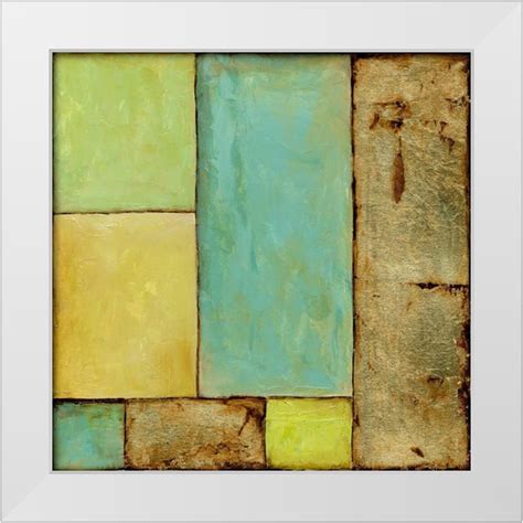 Goldberger Jennifer 15x15 White Modern Wood Framed Museum Art Print