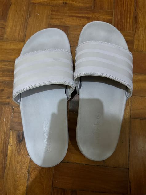 Adidas Cloudfoam Slides on Carousell