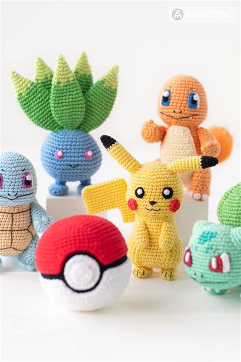 Free Pokemon Crochet Patterns By Aradiyatoys Amigurumi Tutorials