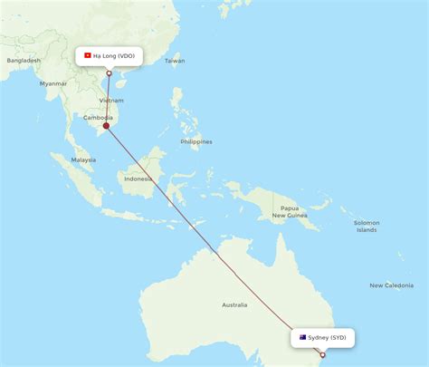 Flights From Quang Ninh To Sydney VDO To SYD Flight Routes