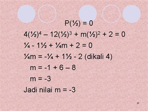 Suku Banyak Dan Teorema Sisa Setelah Menyaksikan