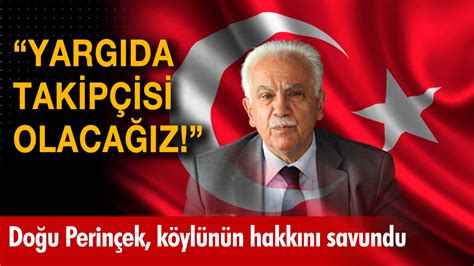 Vatan Partisi Genel Başkanı Dr Doğu Perinçek köylünün hakkını savundu