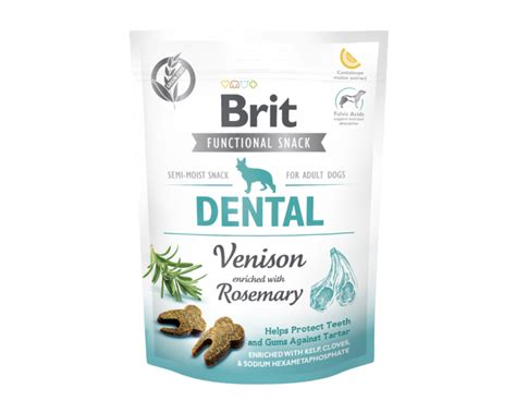 Brit Smaczki dla psa Dental z dziczyzną i rozmarynem 150 g Sklep