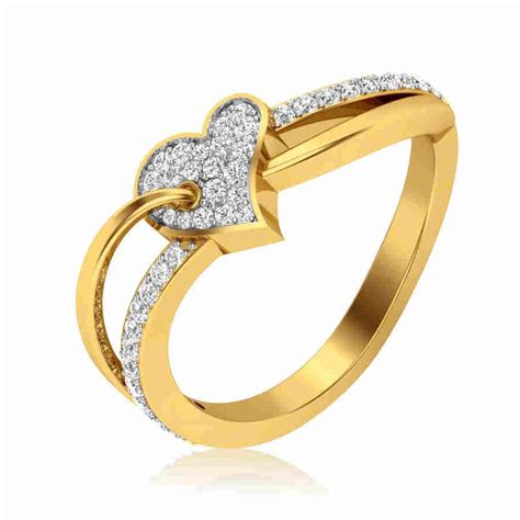 buy love heart shaped ring   india kasturi diamond