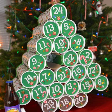 Beer Advent Calendar Made With Mailing Tubes Whiskey Advent Calendar