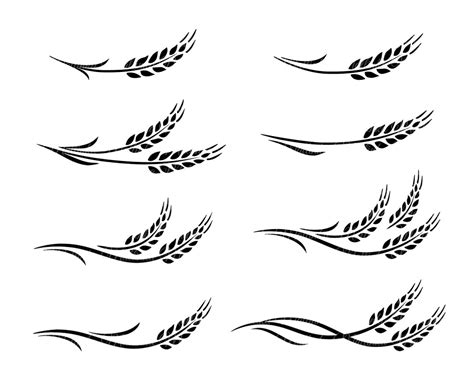 Wheat Svg Bundle Wheat Svg Wheat Svg Barley Oatly Grain Svg