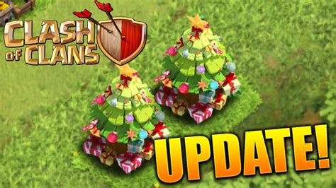 Clash Of Clans Christmas Update Coc New 2015 Christmas Tree