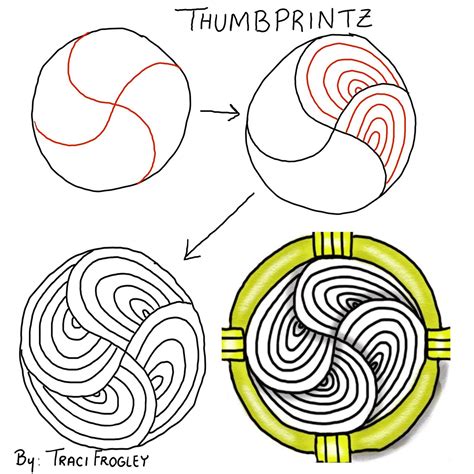 Zentangle Patterns Step By Step Tutorial