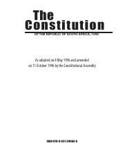 Constitution Of The Republic Of South Africa A Guide Course Hero