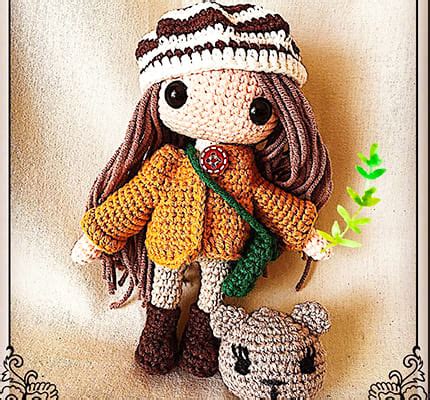 Otoño Muñeca PDF Amigurumi Patrón Gratis Lovelycraft