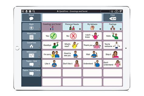 Snap Core First Communication App For Aphasia Tobii Dynavox Ca