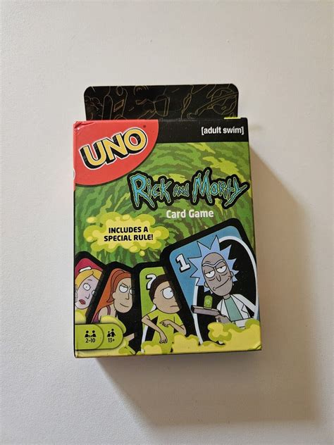 Uno Jeu De Cartes Edition Sp Ciale Rick Et Morty Ebay