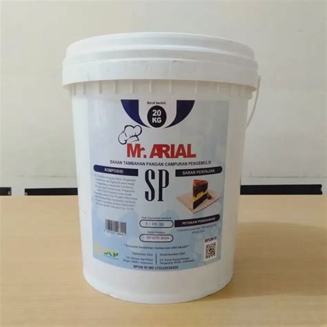 Mr Arial SP Pengemulsi 20Kg Pengembang Pelembut Roti Dan Kue TBM