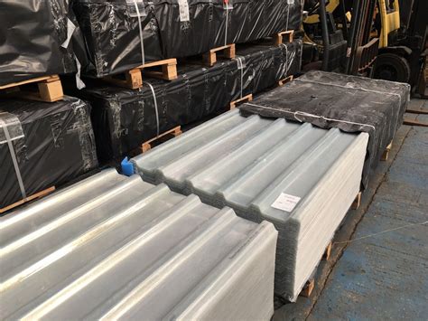 Ft Box Profile Grp Fibreglass Roofing Light Sheets Clear