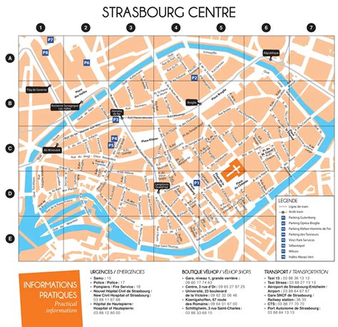 Carte De Strasbourg En France Avec La Population