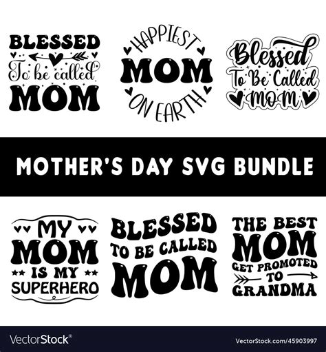 Mothers Day Svg T Shirt Design Royalty Free Vector Image