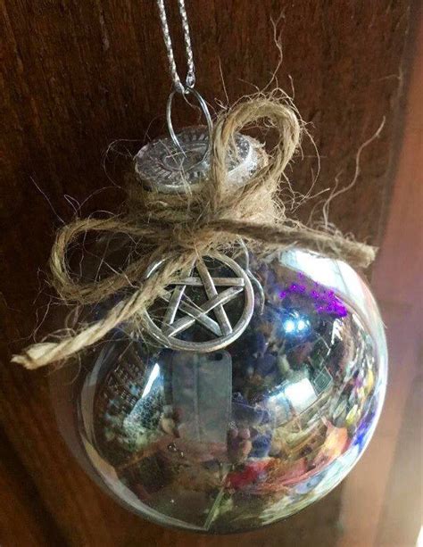 Glass Witch Ball House Blessing Ball Prosperity Ornament Etsy Witch