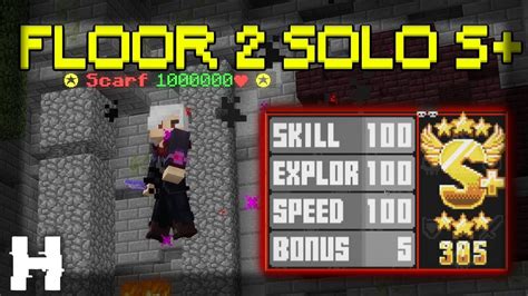 S Solo Run On SCARF HYPIXEL SKYBLOCK DUNGEONS FLOOR 2 SOLO PERFECT