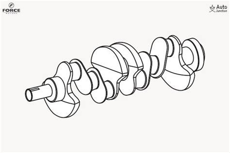 Guniune Spare Parts For Engine Crankshaft Assembly Online From Autojunction