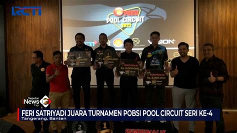 Feri Satriyadi Juara Turnamen POBSI Pool Circuit Seri Ke 4