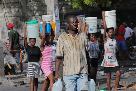 Haiti unrest worsens misery as residences face water shortage