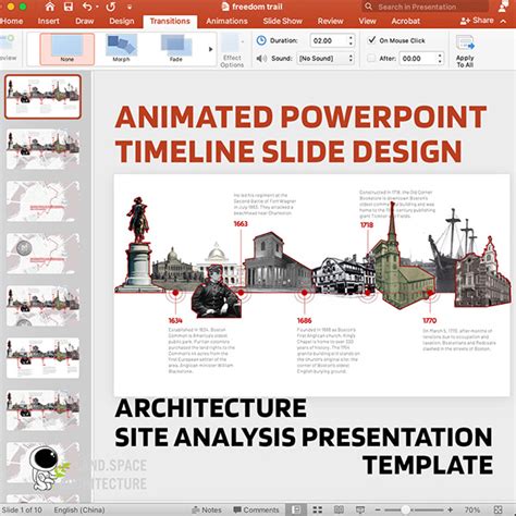 Animated Powerpoint Timeline Slide Design on Behance