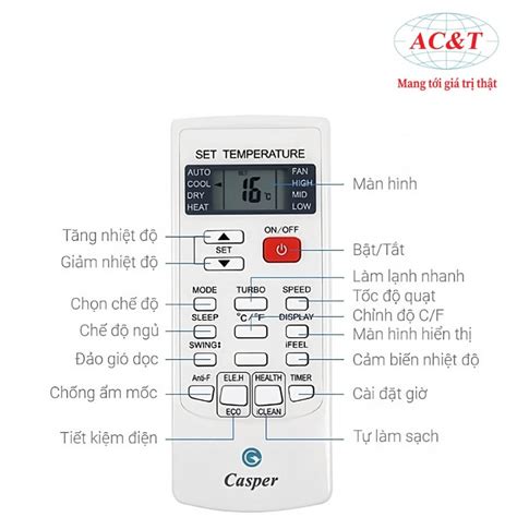 Điều hòa Casper GH 12TL32 2 chiều Inverter 12000 BTU