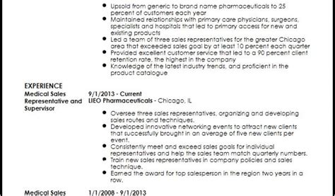 Resume Format In Word For Medical Representative Free Professional