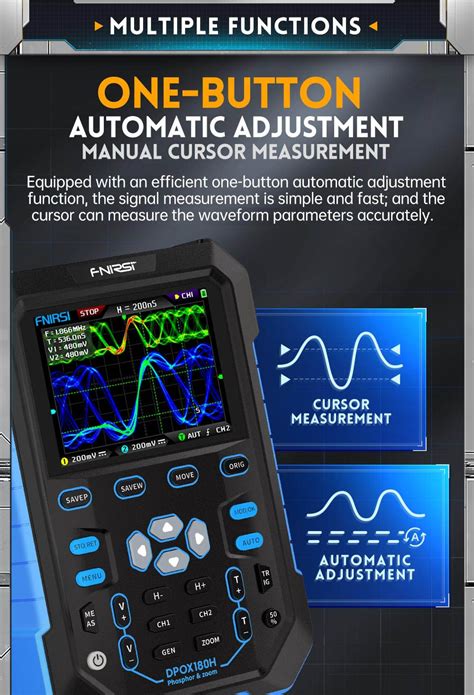 Fnirsi Dpox H Digital Phosphor Oscilloscope Us Plug