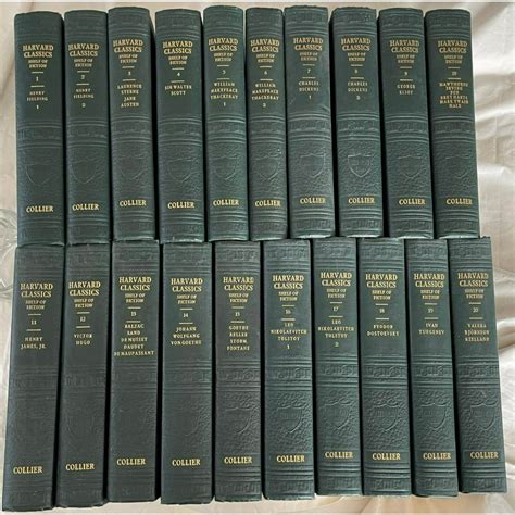 Colliers Harvard Classics Shelf Of Fiction Set Of First