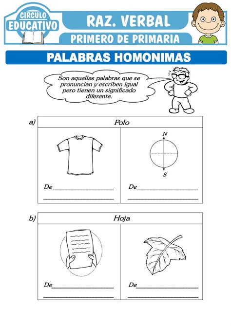 Pdf Palabras Hom Nimas Para Primero De Primaria Dokumen Tips