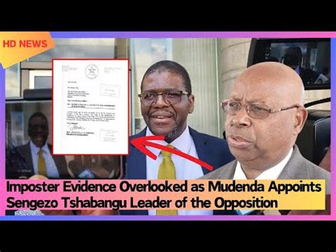 Imposter Evidence Overlooked As Mudenda Appoints Sengezo Tshabangu