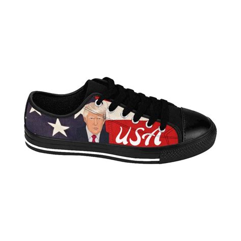 Trump Sneakers President Trump Tennis Shoes Womens Trump | Etsy