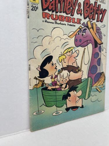 Barney And Betty Rubble 2 1973 Flintstones Charlton 4615577766