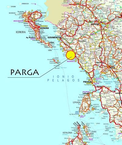 Parga Map