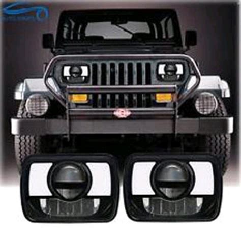 Jual Headlamp Lampu Besar Led X Inch Watt Jeep Yj Cherokee