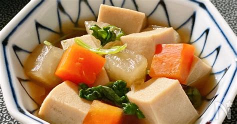 【高野豆腐と野菜の煮物】栄養満点！ダイエットに レシピサイトnadia