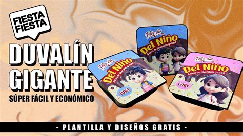 Duvalín Gigante Plantilla y Diseños GRATIS Paso a Paso 30 de