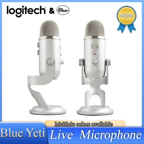 Micr Fono Usb Logitech For Creators Blue Yeti Para Grabaci N Y