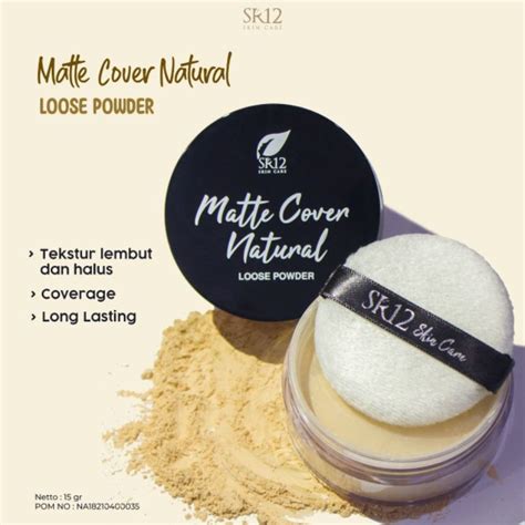 Jual SR12 MATTE COVER NATURAL BEDAK TABUR SR12 LOOSE POWDER SR12