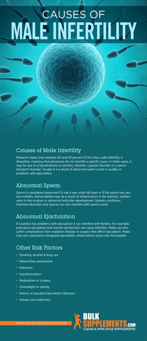 Reasons For Male Infertility Signs Causes Treatment