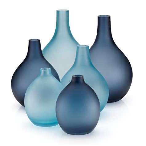 Light Blue Decorative Vases