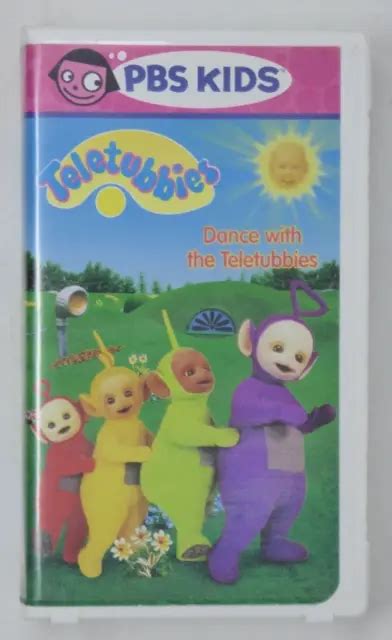 Teletubbies Dance With The Teletubbies Vhs Pbs Kids Clamshell 1998 Vg