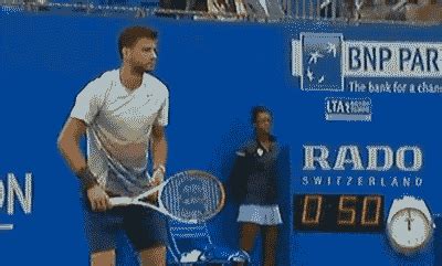 tennis player hit in the nuts with tennis ball gif | WiffleGif